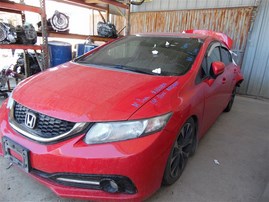 2014 Honda Civic SI Red Sedan 2.4L Vtec Mt #A24929